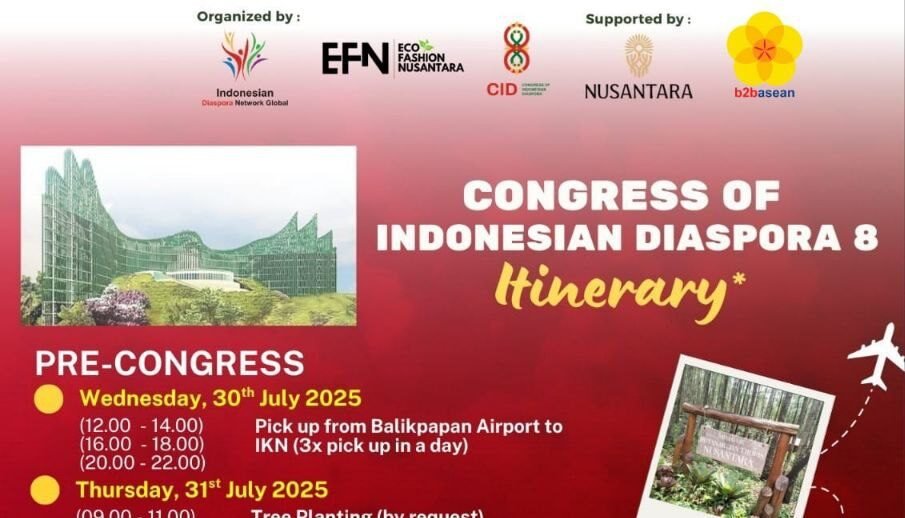 Congress of Indonesian Diaspora, Eco Fashion Nusantara, Indonesian Diaspora Network Global